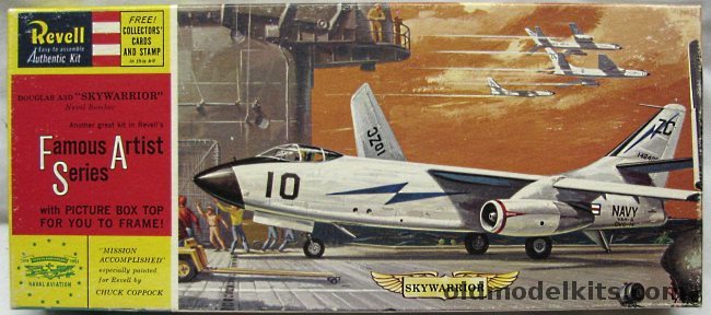 Revell 1/84 A3D (A-3) Skywarrior - Famous Artist and 50th Anniversary of Naval Aviation Issue, H177-98 plastic model kit